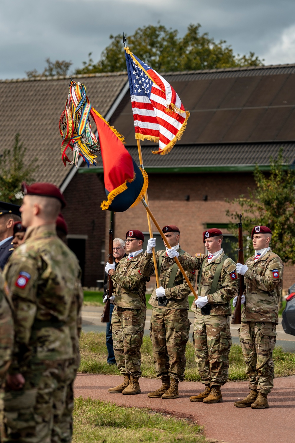 Memorial Unveiled in Grave Honors 1st Lt. Hanford A. Files