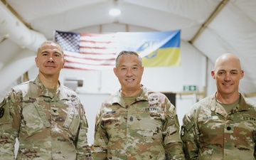 Command Sgt. Maj. Mark Morgan Visits JMTG-U
