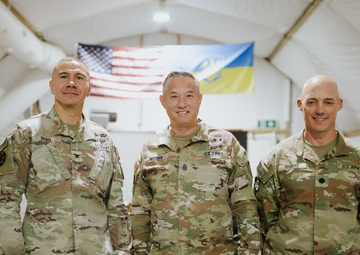 Command Sgt. Maj. Mark Morgan Visits JMTG-U