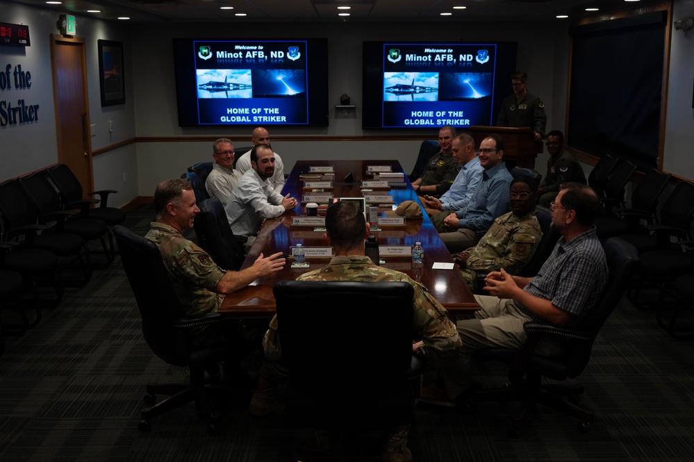 Naval War College members gain first-hand look at Minot AFB mission Naval War College members gain first-hand look at Minot AFB mission