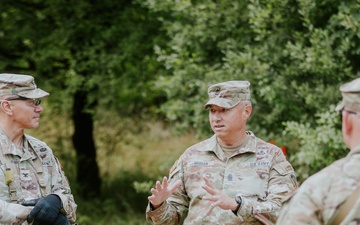 Command Sgt. Maj. Mark Morgan Visits JMTG-U
