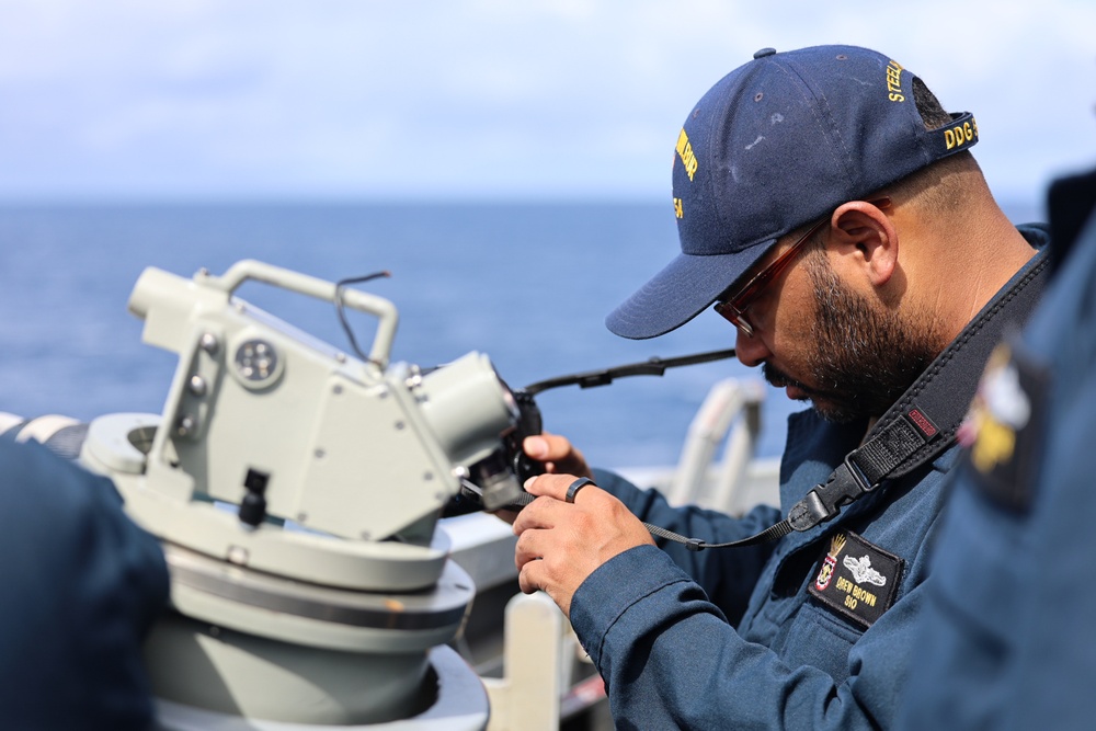 USS Curtis Wilbur Calls Away SNOOPIE Team
