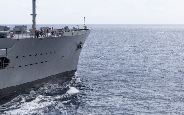 USS Curtis Wilbur (DDG 54) Conducts Underway Replenishment With USNS Rappahannock (T-AO 204)