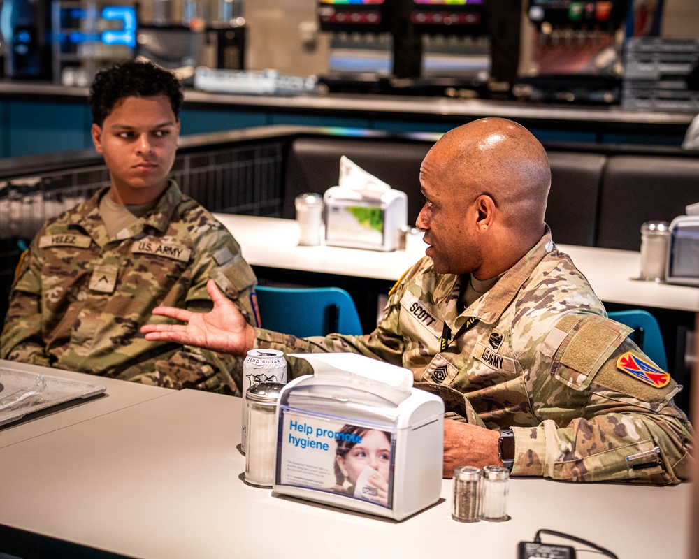10th AAMDC CSM visits Baumholder
