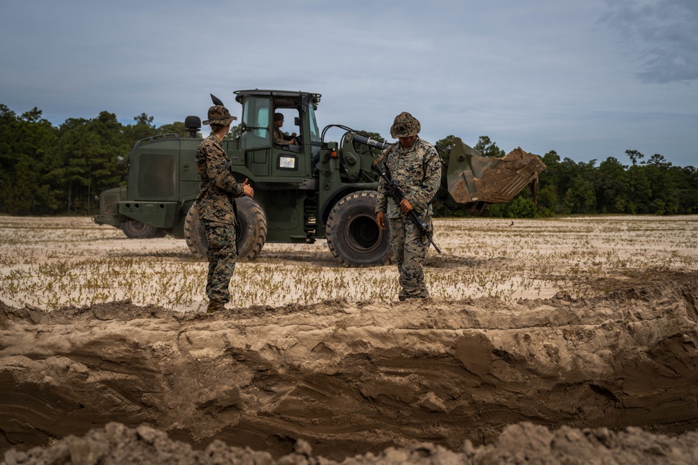 Combat Logistics Battalion 24 FEX: Vehicle Survivability Position Operations