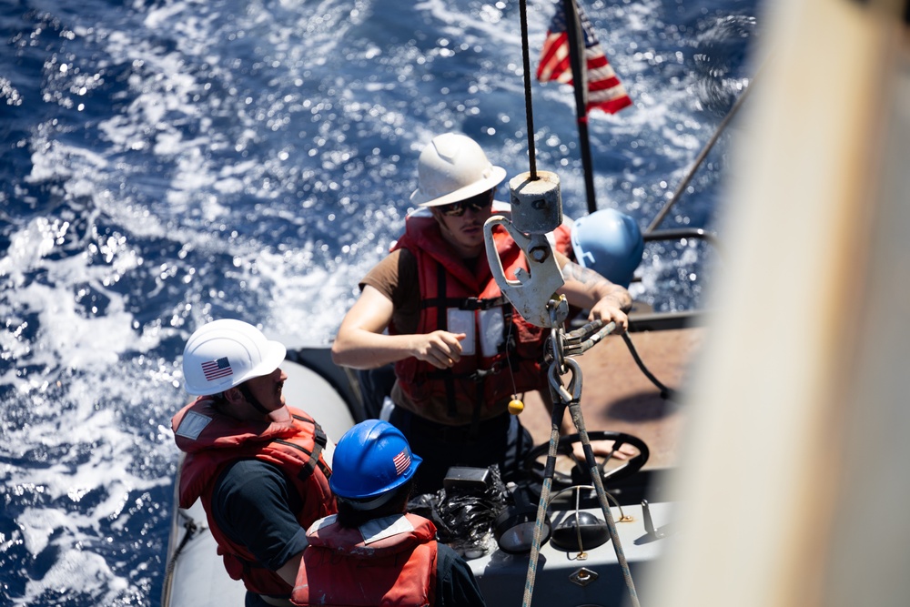 USS Curtis Wilbur (DDG 54) Conducts Small Boat Operations