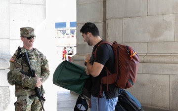 West Virginia National Guard Patrol at Union Station