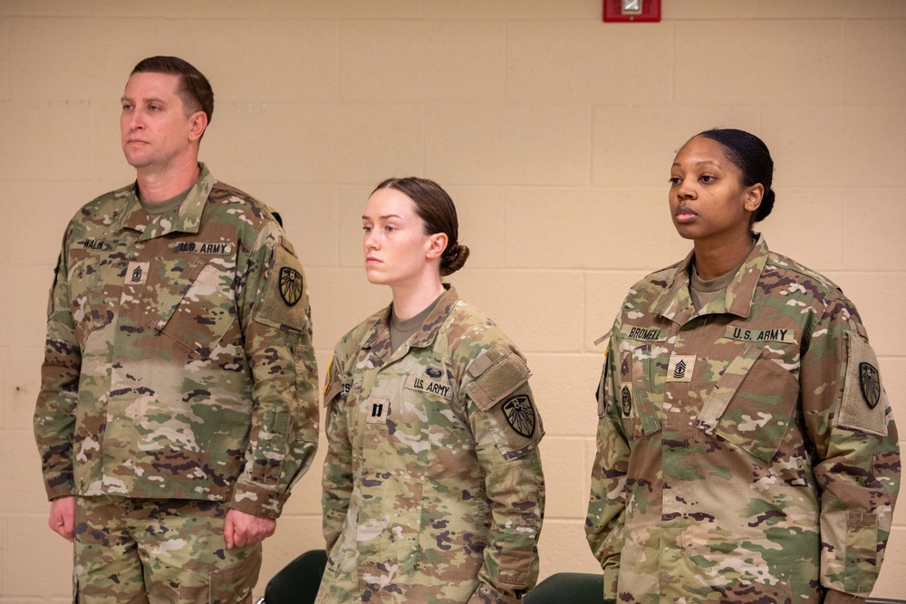 7th Signal Command (Theater) Change of Responsibility, Captain John E. Smathers U.S. Army Reserve Center, Ft. Meade, MD, March 21, 2025