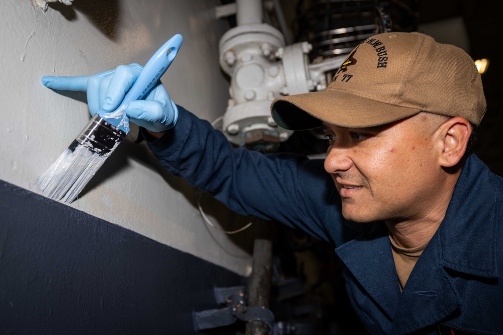 Daily Operations Aboard USS George H.W. Bush (CVN 77)