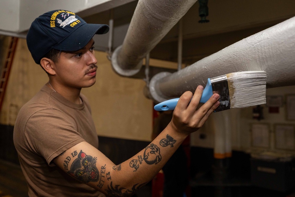 Daily Operations Aboard USS George H.W. Bush (CVN 77)