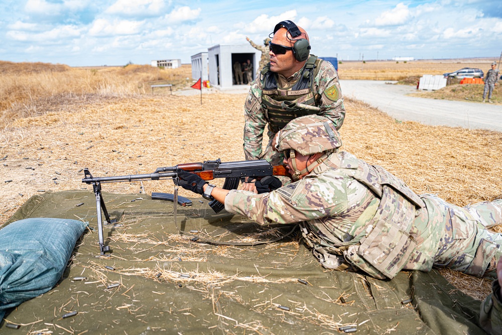 Joint Allied Weapons Range at Mihail Kogălniceanu Air Base