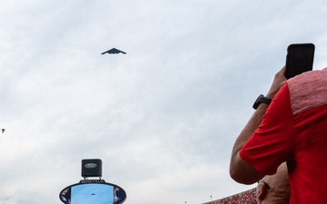 B-2 Spirit performs flyover for Kansas City Chiefs home opener