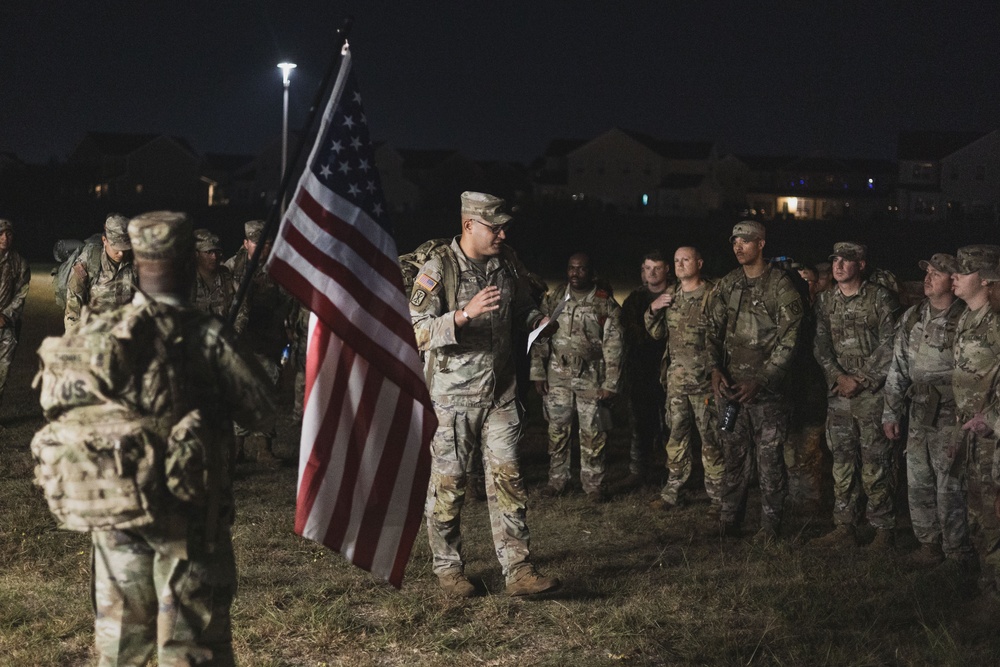 9/11 Memorial Ruck March, 75th FA BDE HHB