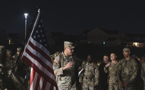 9/11 Memorial Ruck March, 75th FA BDE HHB