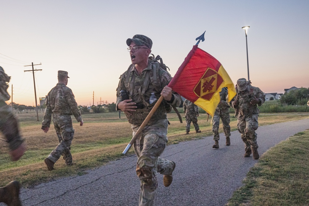 9/11 Memorial Ruck March, 75th FA BDE HHB
