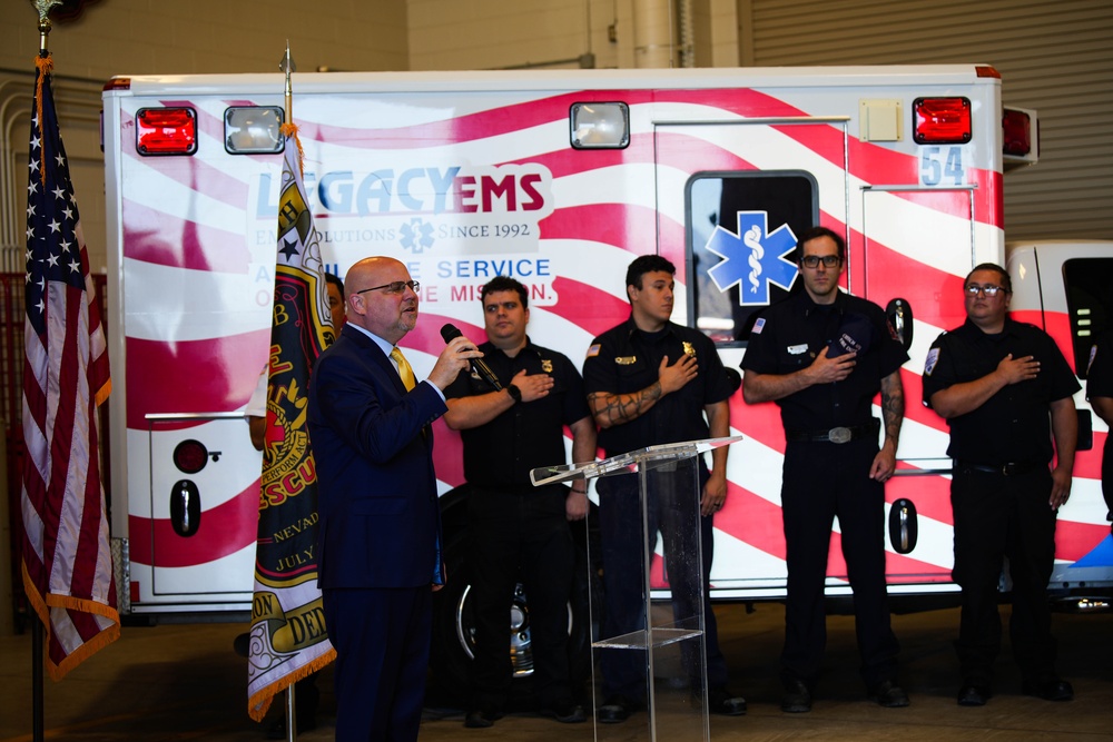 Creech Air Force 9/11 remembrance ceremony