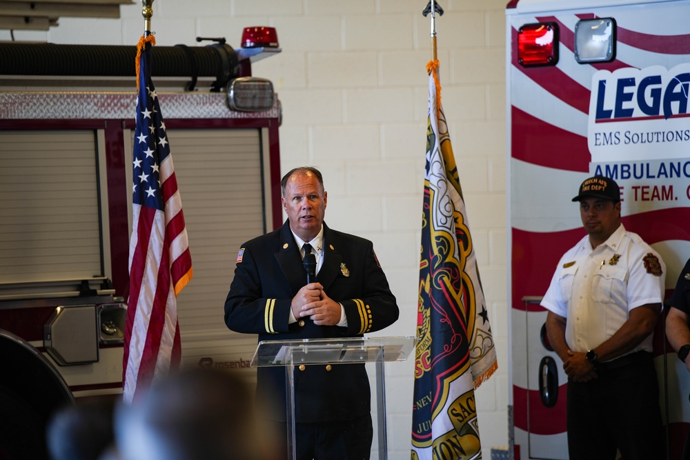 Creech Air Force 9/11 remembrance ceremony