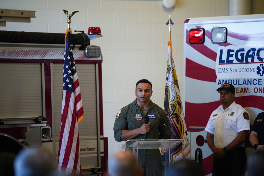 Creech Air Force 9/11 remembrance ceremony