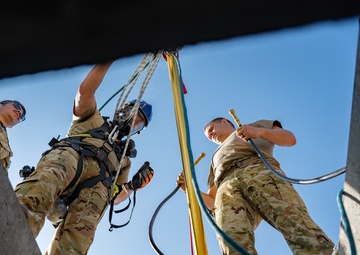 Gowen Fire conducts confined space rescue training