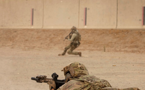 U.S. Coast Guard Law Enforcement Detachment members conduct live-fire training
