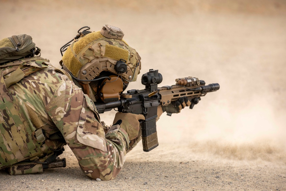 U.S. Coast Guard Law Enforcement Detachment members conduct live-fire training