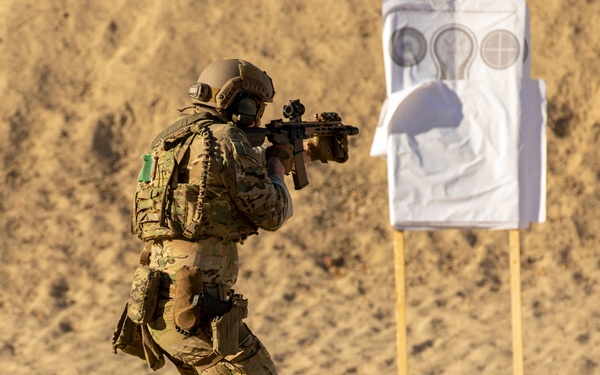 U.S. Coast Guard Law Enforcement Detachment members conduct live-fire training