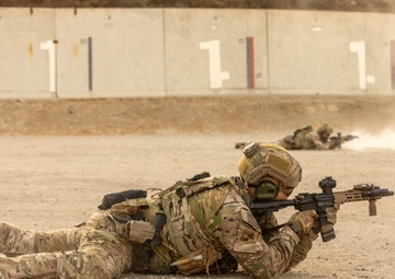 U.S. Coast Guard Law Enforcement Detachment members conduct live-fire training