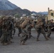 1st Bn., 5th Marines hike into training area during MTX 4-25
