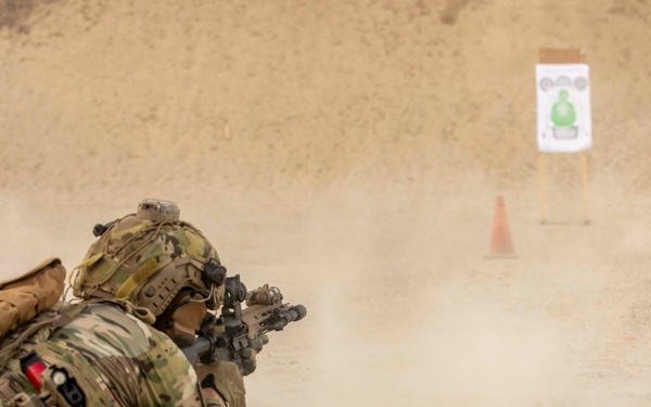 U.S. Coast Guard Law Enforcement Detachment members conduct live-fire training