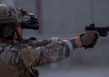 U.S. Coast Guard Law Enforcement Detachment members conduct live-fire training