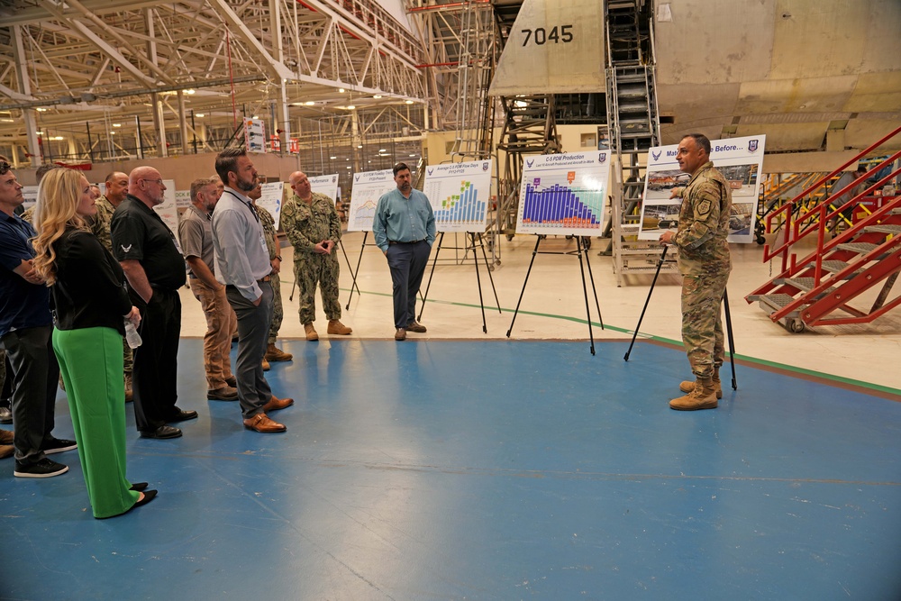 Organic Industrial Base Commanders and Leaders Peer-to-Peer Meeting at Robins Air Force Base, Georgia
