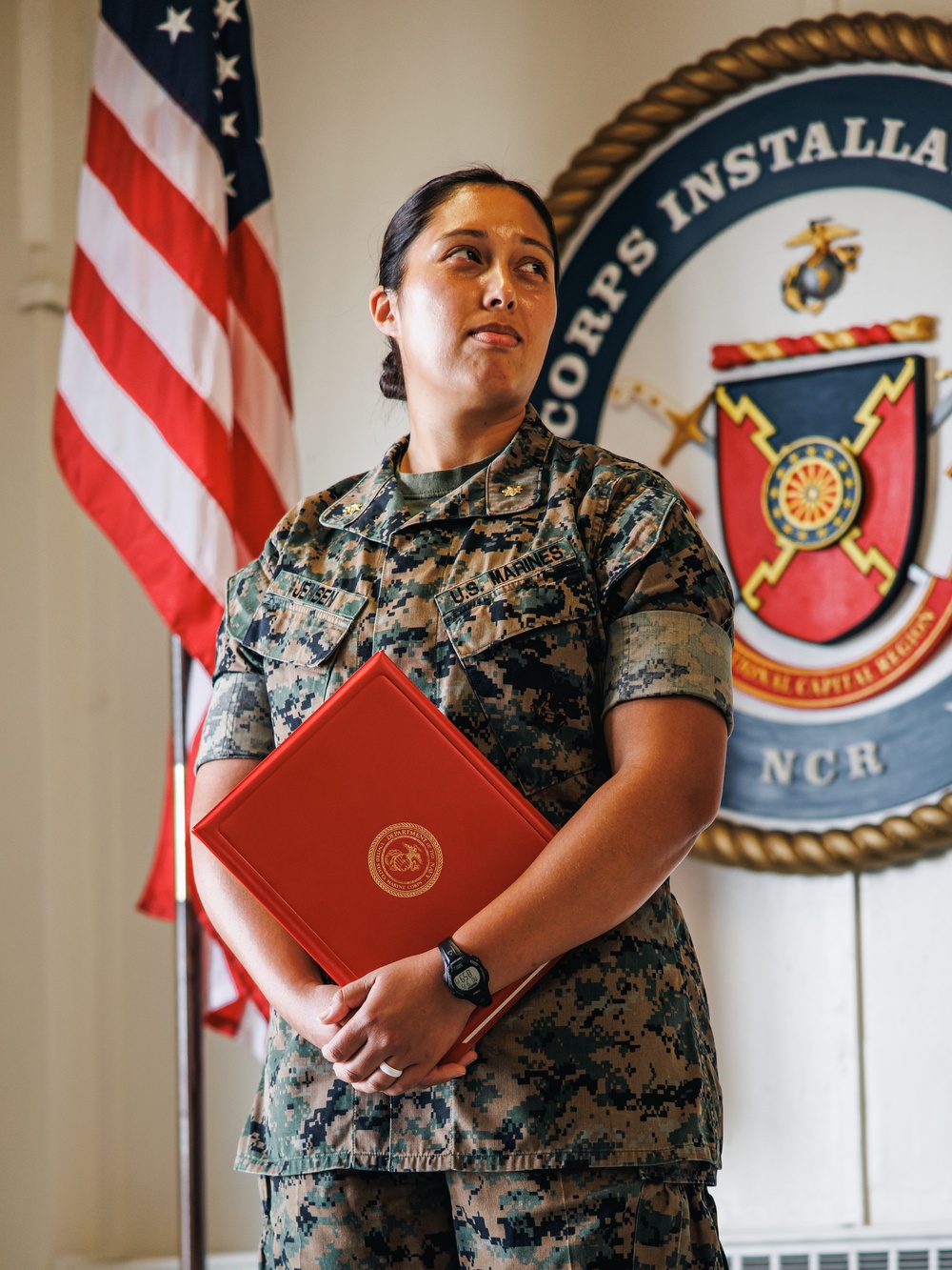 Maj. Karen Jensen awarded Navy and Marine Corps Commendation Medal