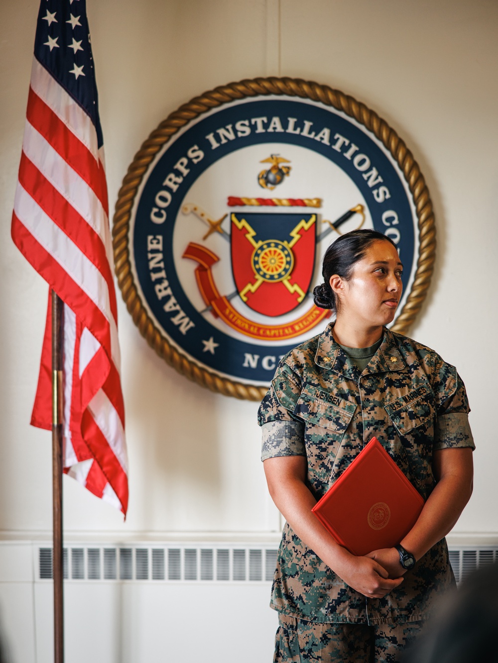 Maj. Karen Jensen awarded Navy and Marine Corps Commendation Medal