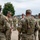 U.S. Army Maj. Gen. Thomas Friloux visits with Soldiers while they provide a presence patrol at the National Mall
