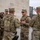 U.S. Army Maj. Gen. Thomas Friloux visits with Soldiers while they provide a presence patrol at the National Mall