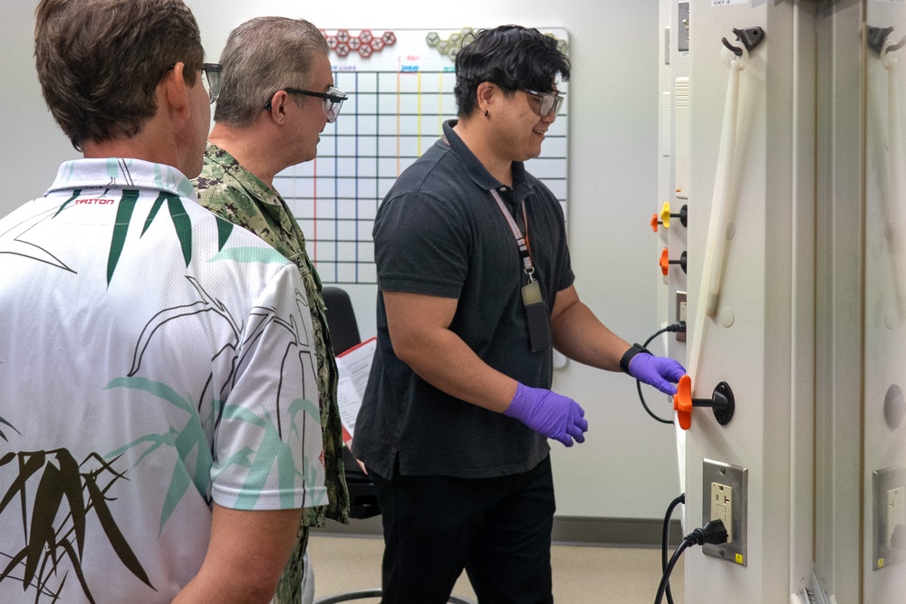 Pearl Harbor Naval Shipyard Hosts Naval Sea Systems Command CMDCM Schimmel