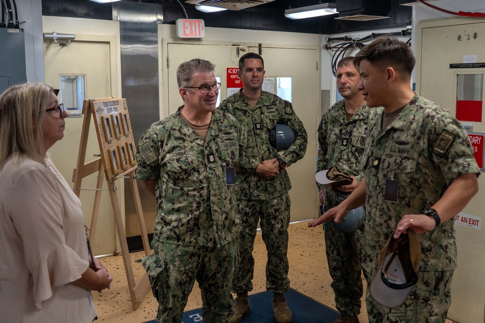 Pearl Harbor Naval Shipyard Hosts Naval Sea Systems Command CMDCM Schimmel