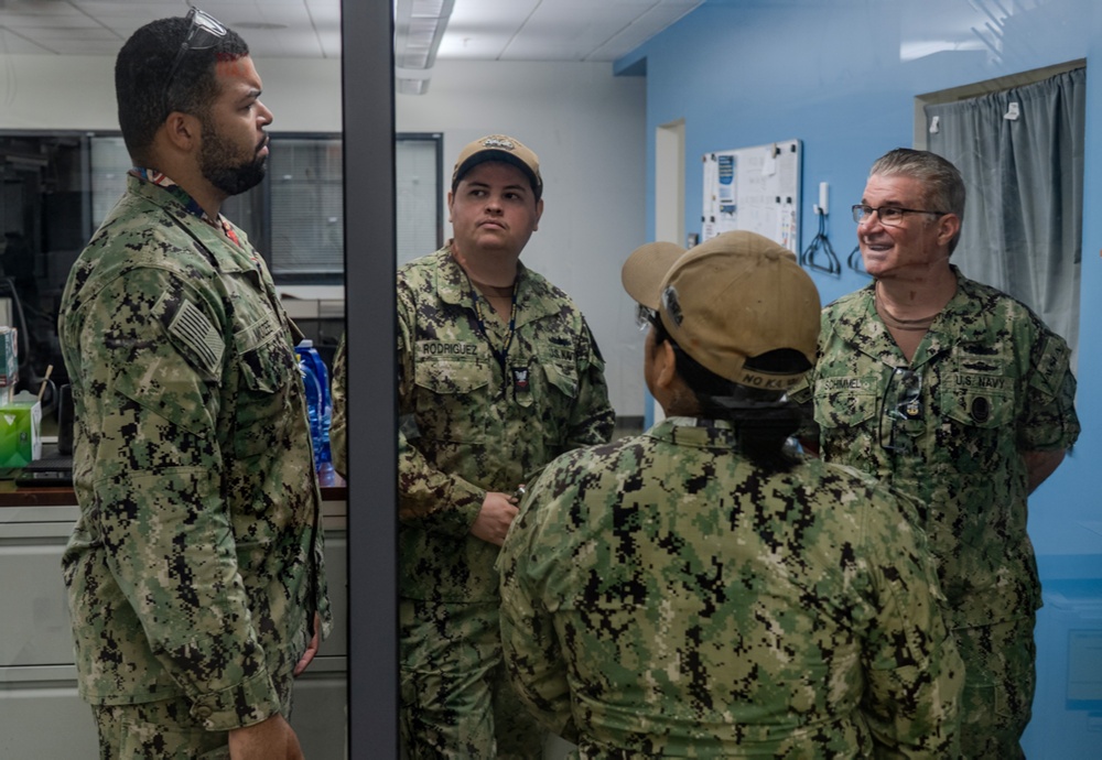 Pearl Harbor Naval Shipyard Hosts Naval Sea Systems Command CMDCM Schimmel