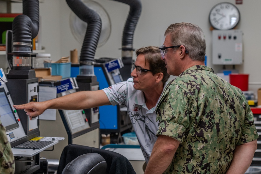 Pearl Harbor Naval Shipyard Hosts Naval Sea Systems Command CMDCM Schimmel
