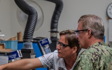 Pearl Harbor Naval Shipyard Hosts Naval Sea Systems Command CMDCM Schimmel