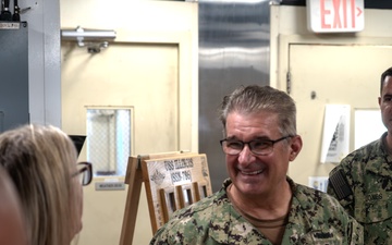 Pearl Harbor Naval Shipyard Hosts Naval Sea Systems Command CMDCM Schimmel