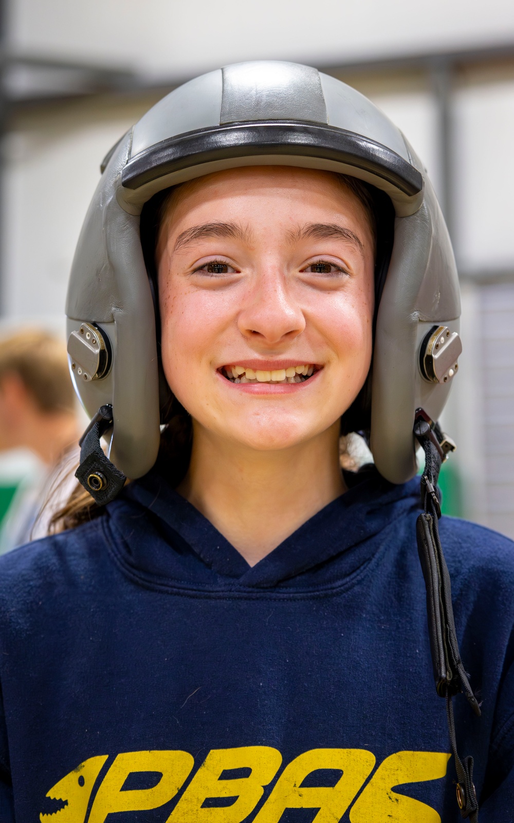 Future Aviators Try on Pilot Gear During F-22 Team Visit at Wallkill Boys &amp; Girls Club