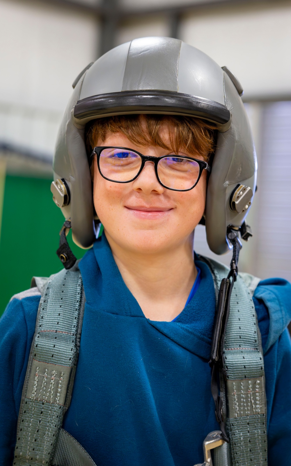 Future Aviators Try on Pilot Gear During F-22 Team Visit at Wallkill Boys &amp; Girls Club