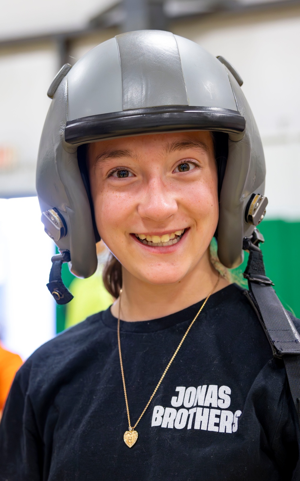 Future Aviators Try on Pilot Gear During F-22 Team Visit at Wallkill Boys &amp; Girls Club