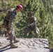 1st Bn., 5th Marines rappel from a mountain during MTX 4-25