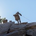 1st Bn., 5th Marines rappel from a mountain during MTX 4-25