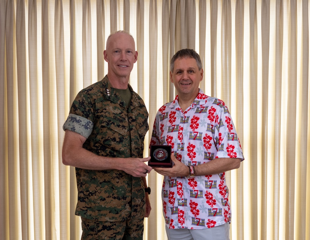 COMMARFORPAC in Palau: KLE with Republic of Palau Ambassador