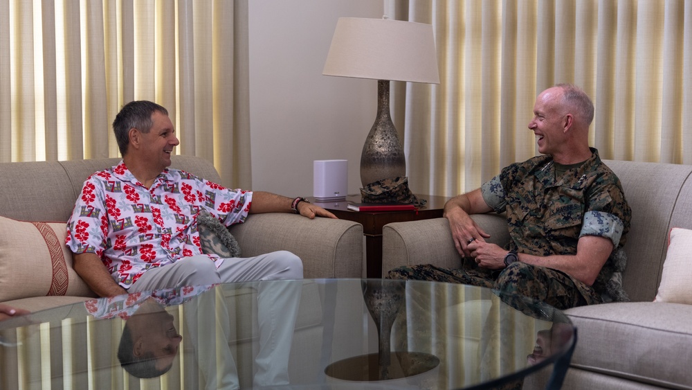 COMMARFORPAC in Palau: KLE with Republic of Palau Ambassador