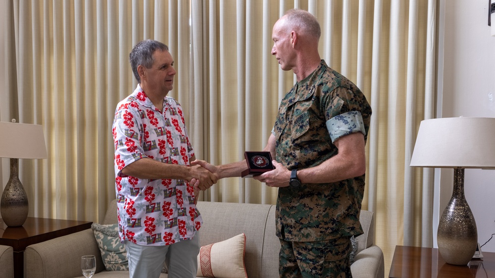 COMMARFORPAC in Palau: KLE with Republic of Palau Ambassador