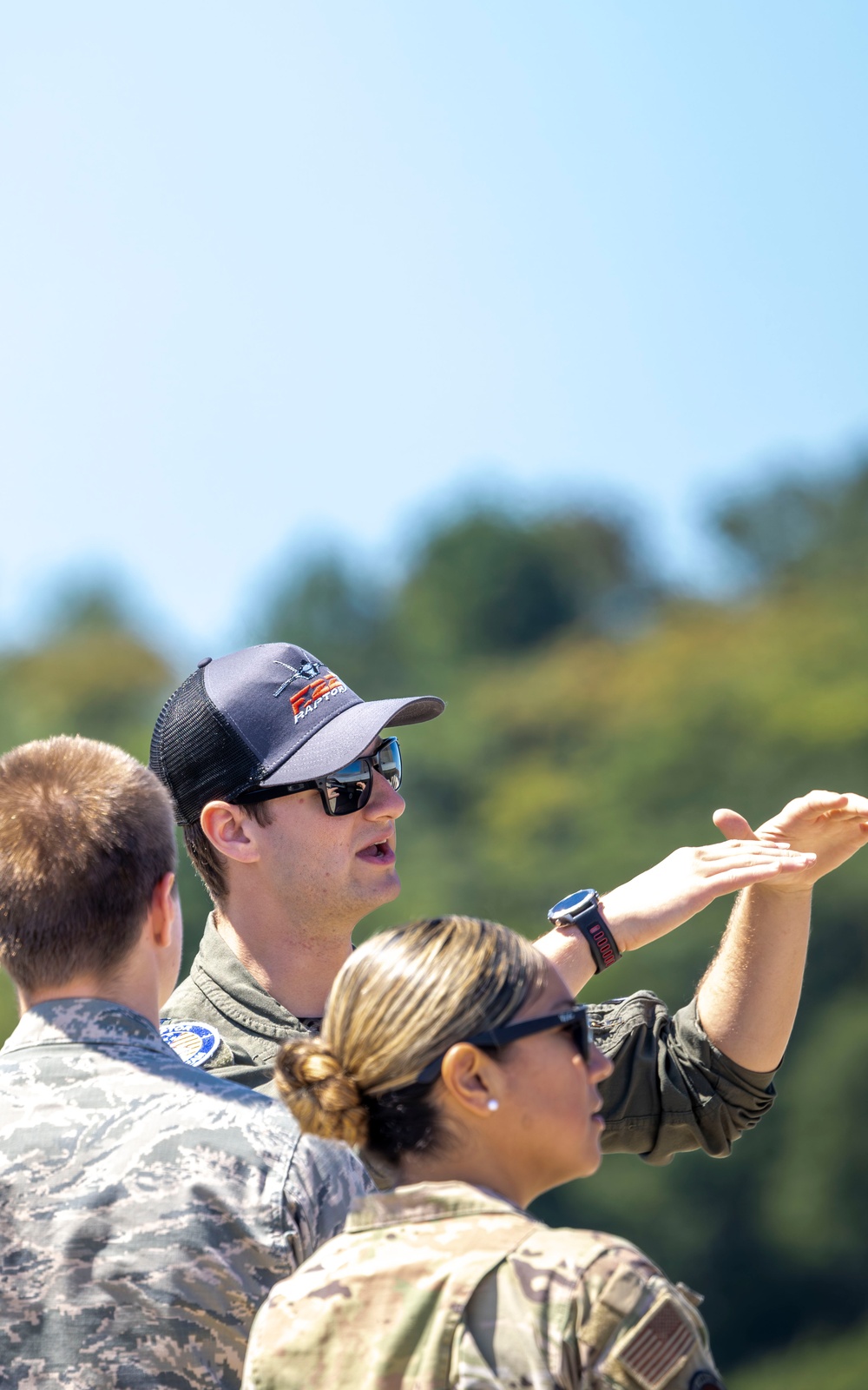 Civil Air Patrol Cadets Get an Up-Close Look at F-22 Raptor